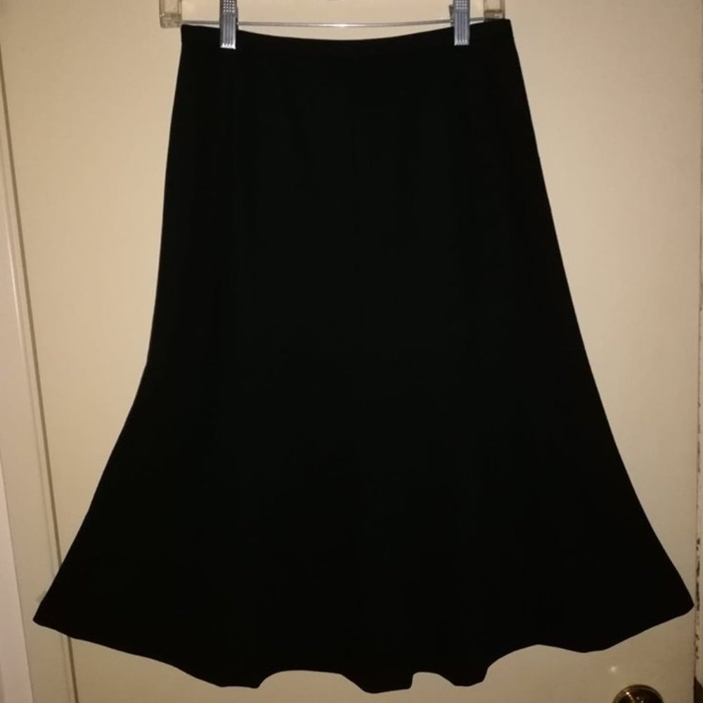 Talbot's flared skirt, Black, Size 6